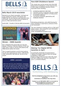 Read our March 2019 Newsletter - Bells Accountants