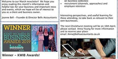 Read our March 2019 Newsletter - Bells Accountants